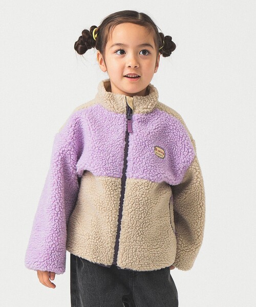 セール】リバーシブル ボア ブルゾン 2025FW（90～150cm）（ブルゾン