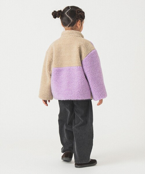 リバーシブル ボア ブルゾン 2025FW（90～150cm）（ブルゾン