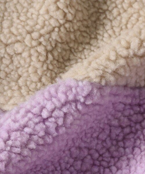 B:MING by BEAMS（ビーミングバイビームス）の「リバーシブル  ボア ブルゾン 2025FW（90～150cm）（ブルゾン・キッズ・パープル系その他5/ブラウン/チャコールグレー・90/100/110/120/130/140/150）」の18枚目の写真