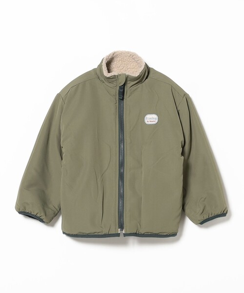 リバーシブル ボア ブルゾン 2025FW（90～150cm）（ブルゾン