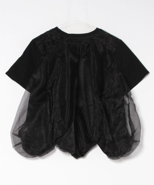 Sawa a la mode（サワアラモード）の「チュールドッキングバルーンカットソー（Tシャツ/カットソー・レディース・ブラック/ホワイト・FREE）」の19枚目の写真