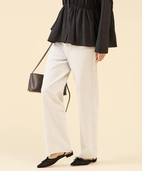 martinique（マルティニーク）の「《コラボ》【upper hights×Amalie & Cecilie Moosgaard】THE CECILIE（デニムパンツ・レディース・ブルー/アイボリー・22/24/23）」の9枚目の写真