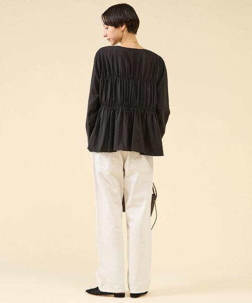 martinique（マルティニーク）の「《コラボ》【upper hights×Amalie & Cecilie Moosgaard】THE CECILIE（デニムパンツ・レディース・ブルー/アイボリー・22/24/23）」の13枚目の写真
