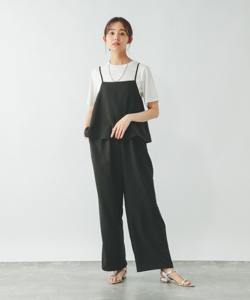 GLOBAL WORK ＊冷感サロペ＊TシャツSET GLOBAL WORK｜冷感サロペ*Tシャツセット/495699 | Rakuten
