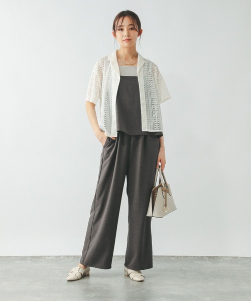 GLOBAL WORK ＊冷感サロペ＊TシャツSET 冷感サロペ＊Tシャツセット/495699（サロペット/オーバーオール