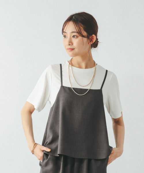 おすすめ人気ランキング2025年 冷感サロペ＊Tシャツセット/495699（サロペット/オーバーオール サロペット・オーバーオール・オールインワン
