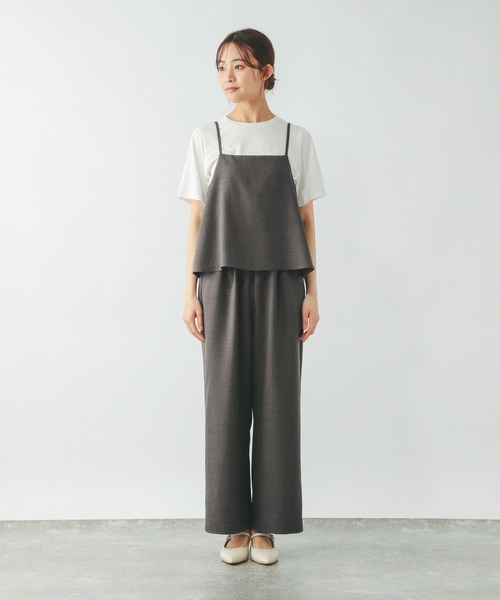 冷感サロペ＊Tシャツセット/495699（サロペット/オーバーオール