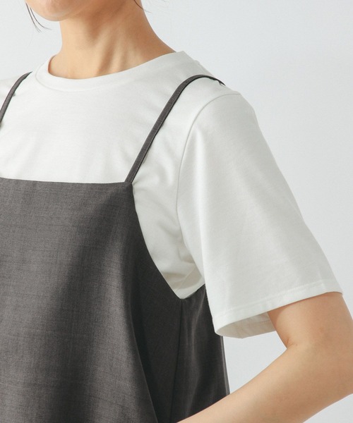 GLOBAL WORK｜冷感サロペ*Tシャツセット/495699 | Rakuten