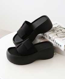 Futier land | もちふわっ厚底プラットフォームサンダル(サンダル)