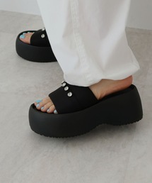 Futier land | もちふわっ厚底プラットフォームサンダル(サンダル)