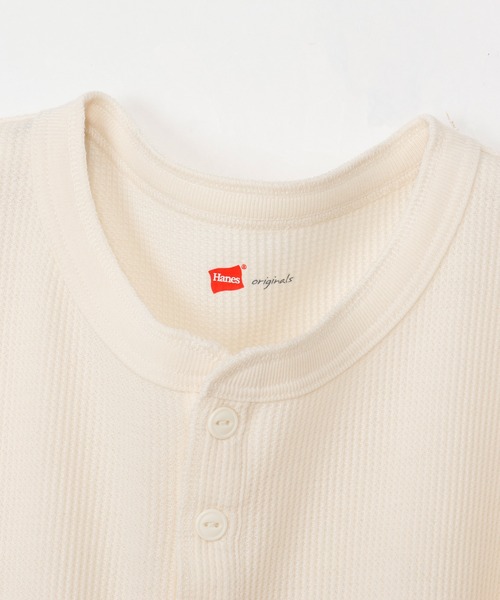 HANES(ヘインズ)の「【Hanes/ヘインズ】レディース ロングTシャツ(Tシャツ/カットソー・レディース・ヘザーグレー/オフホワイト/パープル系その他2/ダークネイビー・FREE)」の8枚目の写真