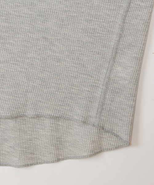 HANES(ヘインズ)の「【Hanes/ヘインズ】レディース ロングTシャツ(Tシャツ/カットソー・レディース・ヘザーグレー/オフホワイト/パープル系その他2/ダークネイビー・FREE)」の10枚目の写真
