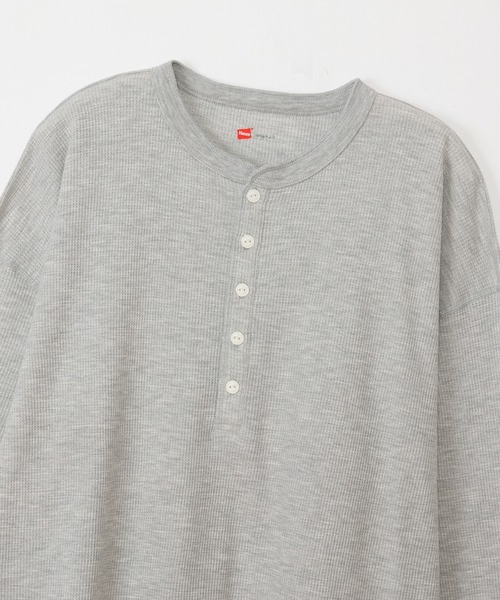 HANES(ヘインズ)の「【Hanes/ヘインズ】レディース ロングTシャツ(Tシャツ/カットソー・レディース・ヘザーグレー/オフホワイト/パープル系その他2/ダークネイビー・FREE)」の11枚目の写真