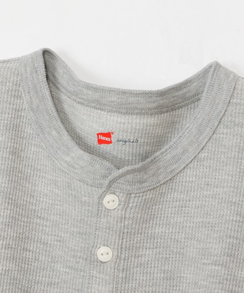 HANES(ヘインズ)の「【Hanes/ヘインズ】レディース ロングTシャツ(Tシャツ/カットソー・レディース・ヘザーグレー/オフホワイト/パープル系その他2/ダークネイビー・FREE)」の12枚目の写真