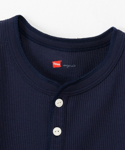 HANES(ヘインズ)の「【Hanes/ヘインズ】レディース ロングTシャツ(Tシャツ/カットソー・レディース・ヘザーグレー/オフホワイト/パープル系その他2/ダークネイビー・FREE)」の16枚目の写真