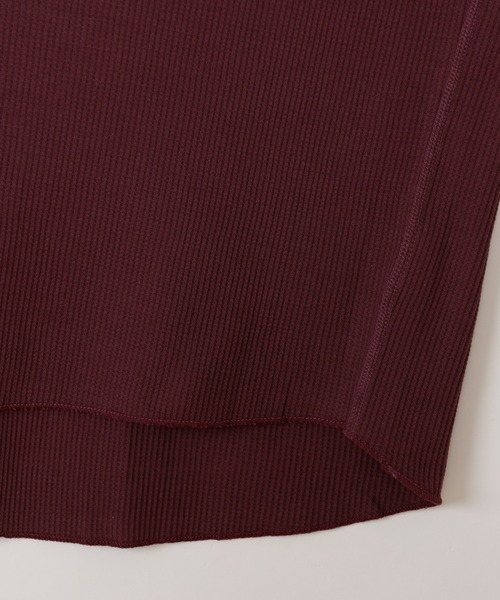 HANES(ヘインズ)の「【Hanes/ヘインズ】レディース ロングTシャツ(Tシャツ/カットソー・レディース・ヘザーグレー/オフホワイト/パープル系その他2/ダークネイビー・FREE)」の18枚目の写真