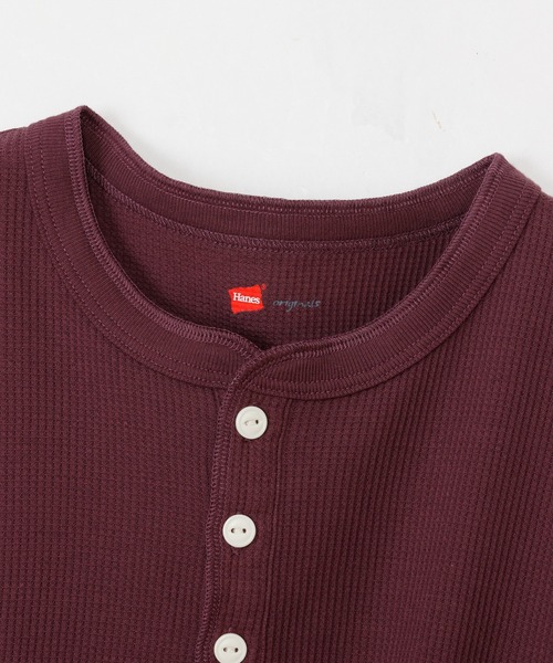 HANES(ヘインズ)の「【Hanes/ヘインズ】レディース ロングTシャツ(Tシャツ/カットソー・レディース・ヘザーグレー/オフホワイト/パープル系その他2/ダークネイビー・FREE)」の20枚目の写真
