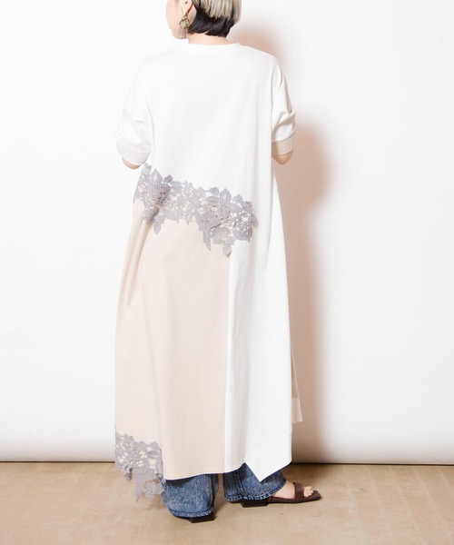 OSMOSIS(オズモーシス)の「レースモチーフワンピース(ワンピース・レディース・ホワイト/ブラック/カーキ・ONE SIZE)」の22枚目の写真