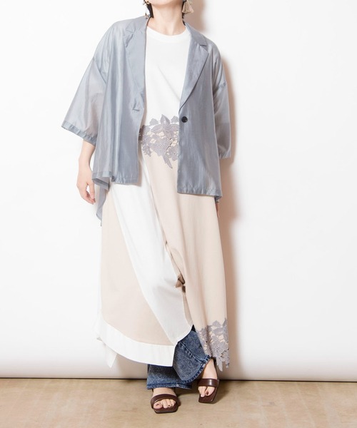OSMOSIS(オズモーシス)の「レースモチーフワンピース(ワンピース・レディース・ホワイト/ブラック/カーキ・ONE SIZE)」の17枚目の写真