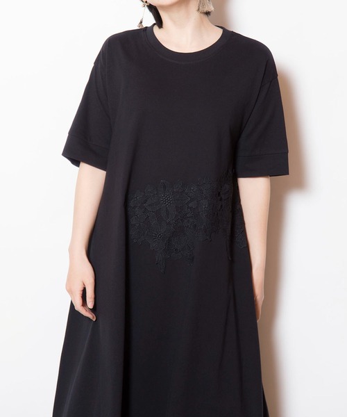 OSMOSIS(オズモーシス)の「レースモチーフワンピース(ワンピース・レディース・ホワイト/ブラック/カーキ・ONE SIZE)」の12枚目の写真