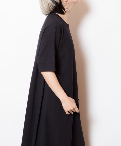 OSMOSIS(オズモーシス)の「レースモチーフワンピース(ワンピース・レディース・ホワイト/ブラック/カーキ・ONE SIZE)」の10枚目の写真