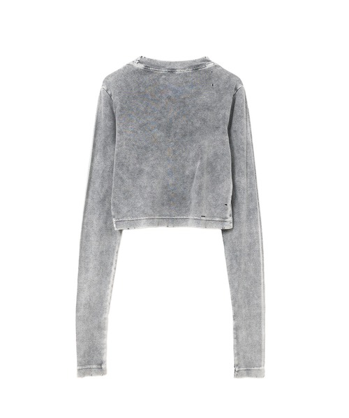 トップス Mihara Yasuhiro Cropped Long Sleeve Maison MIHARA YASUHIRO（メゾンミハラヤスヒロ）の「Bleached Cropped