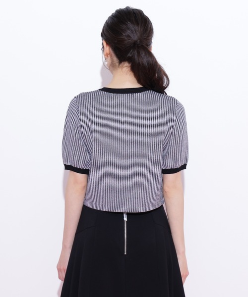 JILL by JILL STUART ラメツイード半袖カーディガン ラメツイード半袖カーディガン | JILL by JILL STUART（ジル