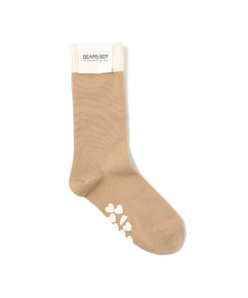 BEAMS BOY（ビームスボーイ）の「【1/15再値下げ】発泡 プリント ソックス（ソックス/靴下・レディース・レッド/ベージュ/グリーン/ブルー/グレー・ONE SIZE）」の2枚目の写真