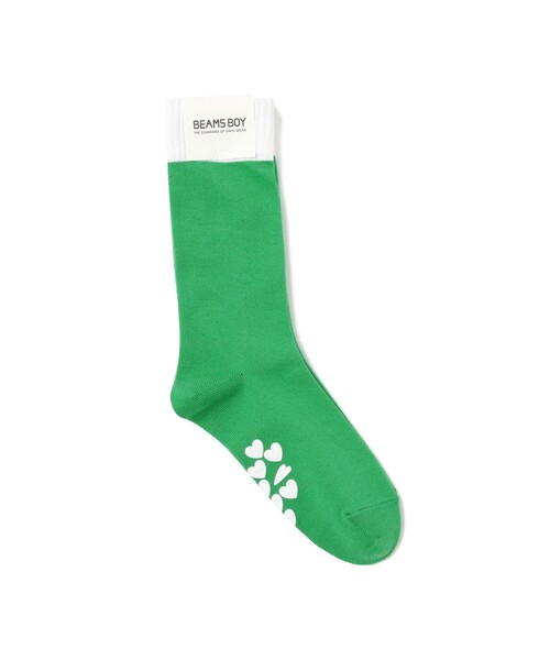 BEAMS BOY（ビームスボーイ）の「【1/15再値下げ】発泡 プリント ソックス（ソックス/靴下・レディース・レッド/ベージュ/グリーン/ブルー/グレー・ONE SIZE）」の3枚目の写真