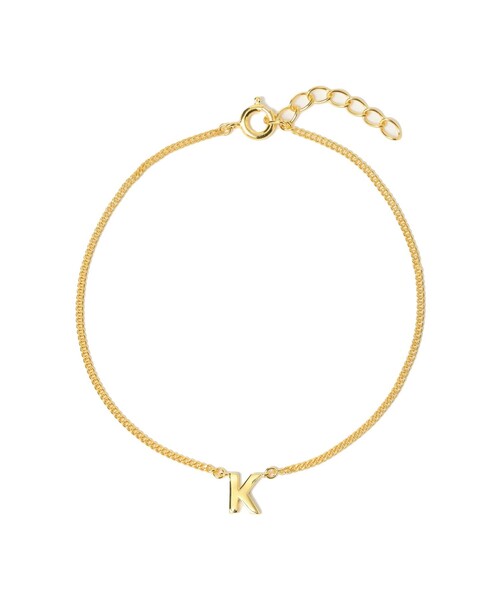 BEAMS BOY（ビームスボーイ）の「【1/15再値下げ】ブラス イニシャル ブレス（ブレスレット・レディース・R/A/S/M/K/H/Y・ONE SIZE）」の4枚目の写真