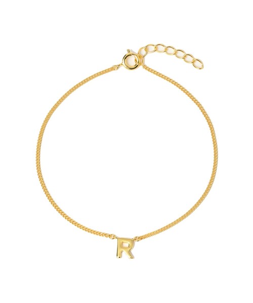 BEAMS BOY（ビームスボーイ）の「【1/15再値下げ】ブラス イニシャル ブレス（ブレスレット・レディース・R/A/S/M/K/H/Y・ONE SIZE）」の6枚目の写真