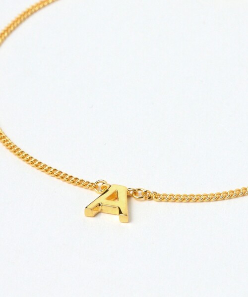 BEAMS BOY（ビームスボーイ）の「【1/15再値下げ】ブラス イニシャル ブレス（ブレスレット・レディース・R/A/S/M/K/H/Y・ONE SIZE）」の8枚目の写真
