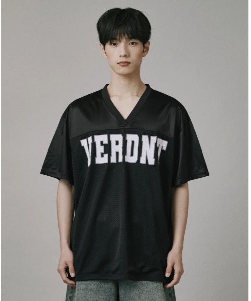 Vini(ヴィニ)の「メッシュ ラグビージャージ Tシャツ(Tシャツ/カットソー・メンズ・ブラック/グレー・LARGE/MEDIUM/SMALL)」の14枚目の写真