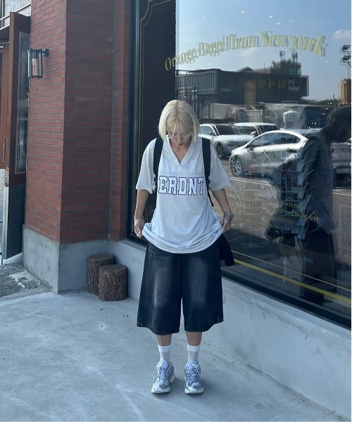 Vini(ヴィニ)の「メッシュ ラグビージャージ Tシャツ(Tシャツ/カットソー・メンズ・ブラック/グレー・LARGE/MEDIUM/SMALL)」の22枚目の写真