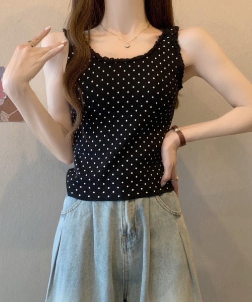 B & C mama　フレブル柄　クールタンクトップ　ハンドメイド SALE】BILLABONG レディース BABY FIT RIB BRA CUP TANK タンク