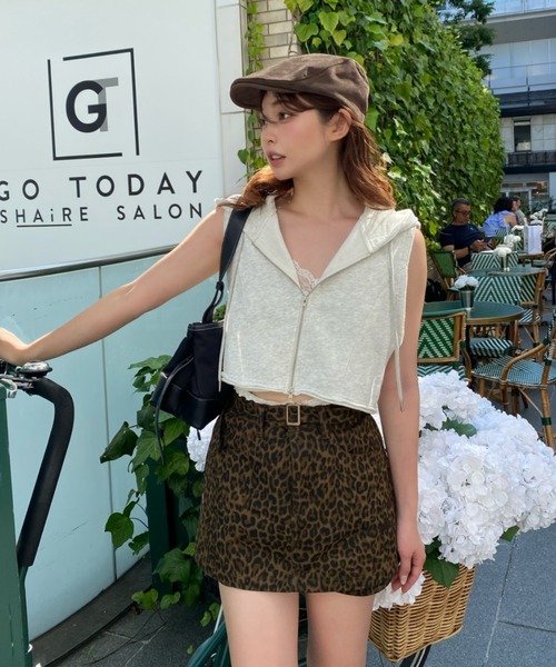 RAY CASSIN(レイカズン)の「ベルト付マイクロミニスカパン(スカート・レディース・ブラウン/キャメル/ブラウン系その他2・FREE)」の7枚目の写真