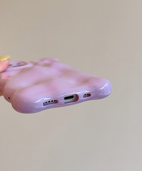 SANSeLF（サンセルフ）の「【SANSeLF】 ウェーブミラー バブルシルエット スマホケース iPhoneカバー アイフォンケース sac25a003（スマホケース/カバー・レディース・オレンジ/パープル/ホワイト系その他/ホワイト/ピンク/グリーン/シルバー/ブルー/ライトピンク・iPhone 14 Pro/iPhone 14/iPhone 16 Pro/iPhone 16/iPhone 15 Pro/iPhone 15）」の10枚目の写真