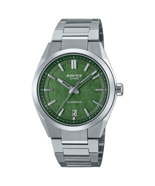 EDIFICE(CASIO)(エディフィス)の「メカニカル3針デイト / EFK-100YD-3AJF(アナログ腕時計・メンズ・グリーン・FREE)」の1枚目の写真