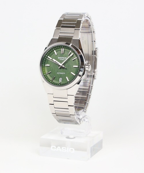 EDIFICE(CASIO)(エディフィス)の「メカニカル3針デイト / EFK-100YD-3AJF(アナログ腕時計・メンズ・グリーン・FREE)」の8枚目の写真