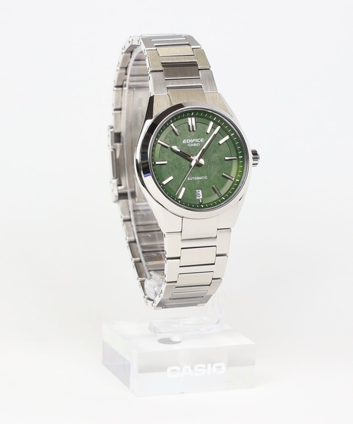 EDIFICE(CASIO)(エディフィス)の「メカニカル3針デイト / EFK-100YD-3AJF(アナログ腕時計・メンズ・グリーン・FREE)」の9枚目の写真