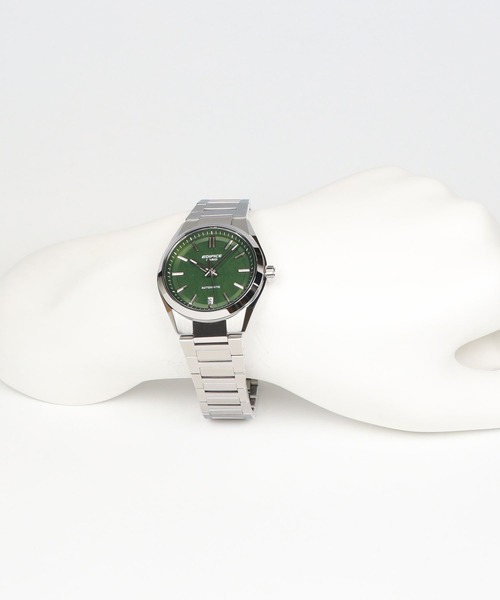 EDIFICE(CASIO)(エディフィス)の「メカニカル3針デイト / EFK-100YD-3AJF(アナログ腕時計・メンズ・グリーン・FREE)」の15枚目の写真