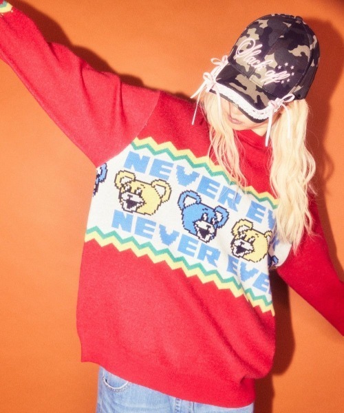 Candy Stripper（キャンディストリッパー）の「HEAD DRESS キャップ（キャップ・レディース・ピンク/カーキ/ブラック・FREE）」の5枚目の写真