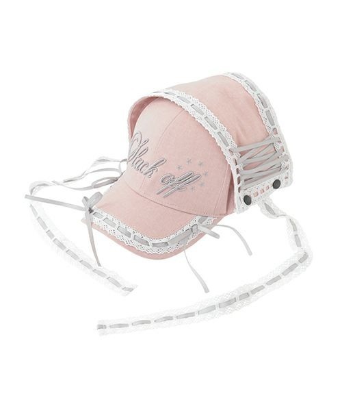 Candy Stripper（キャンディストリッパー）の「HEAD DRESS キャップ（キャップ・レディース・ピンク/カーキ/ブラック・FREE）」の13枚目の写真