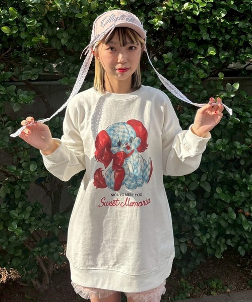 Candy Stripper(キャンディストリッパー)の「HEAD DRESS キャップ(キャップ・レディース・ピンク/カーキ/ブラック・FREE)」の7枚目の写真