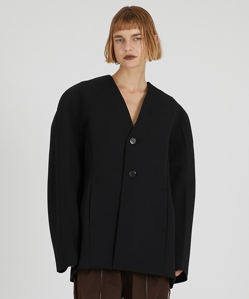 PRANK PROJECT（プランクプロジェクト）の「ラガージャケット / Rugger Jacket（その他アウター・レディース・グレー/ブラック・FREE）」の11枚目の写真