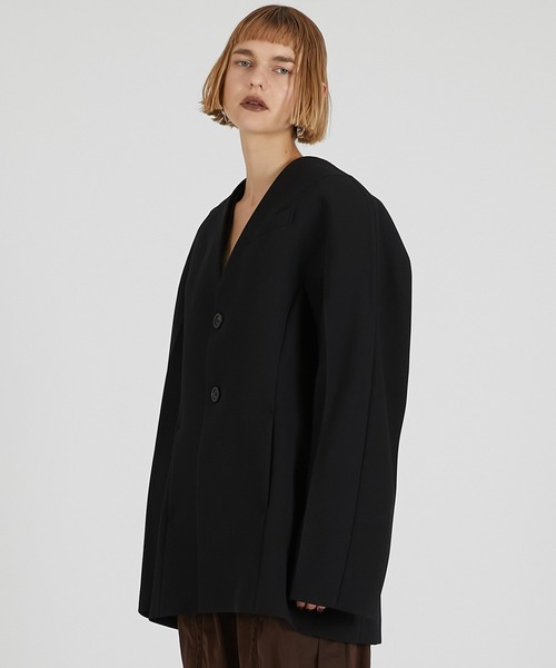 PRANK PROJECT（プランクプロジェクト）の「ラガージャケット / Rugger Jacket（その他アウター・レディース・グレー/ブラック・FREE）」の10枚目の写真