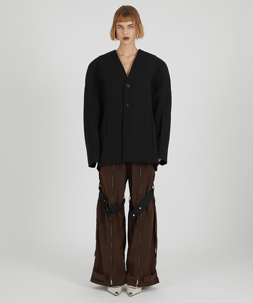 PRANK PROJECT（プランクプロジェクト）の「ラガージャケット / Rugger Jacket（その他アウター・レディース・グレー/ブラック・FREE）」の13枚目の写真