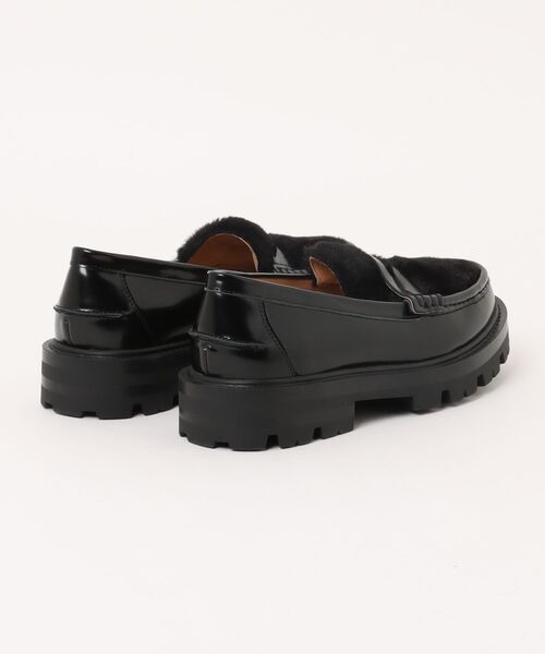 ARTESANOS（アルテサノス）の「【ARTESANOS】ファー付き厚底ローファー FLORENTIC/PRCOLINO GU12-526-FLPE（ローファー・レディース・ブラック・38/37/36）」の18枚目の写真