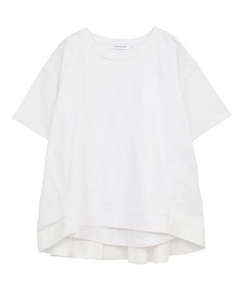 AMERICAN HOLIC(アメリカンホリック)の「バックチュールレイヤードカットプルオーバー(Tシャツ/カットソー・レディース・モカ/グレー系その他/ブラック/アイボリー・M/L)」の19枚目の写真