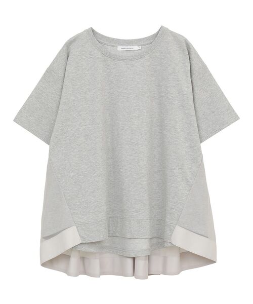 AMERICAN HOLIC(アメリカンホリック)の「バックチュールレイヤードカットプルオーバー(Tシャツ/カットソー・レディース・モカ/グレー系その他/ブラック/アイボリー・M/L)」の22枚目の写真